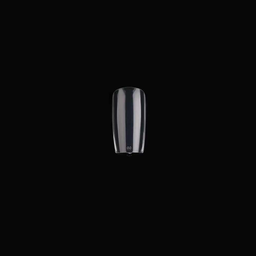 soft gel nail extension tips, natural short square